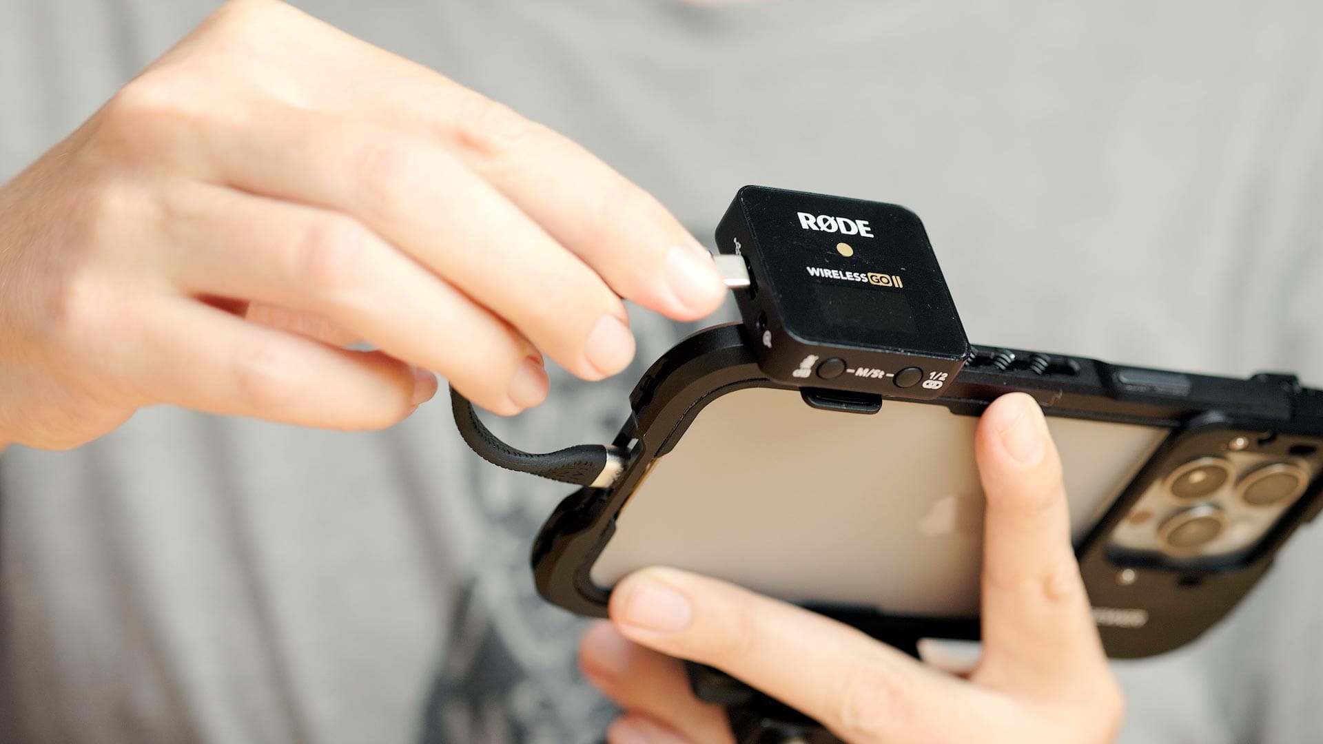 Connecting Rode Wireless Go to the iPhone 15 Pro Max