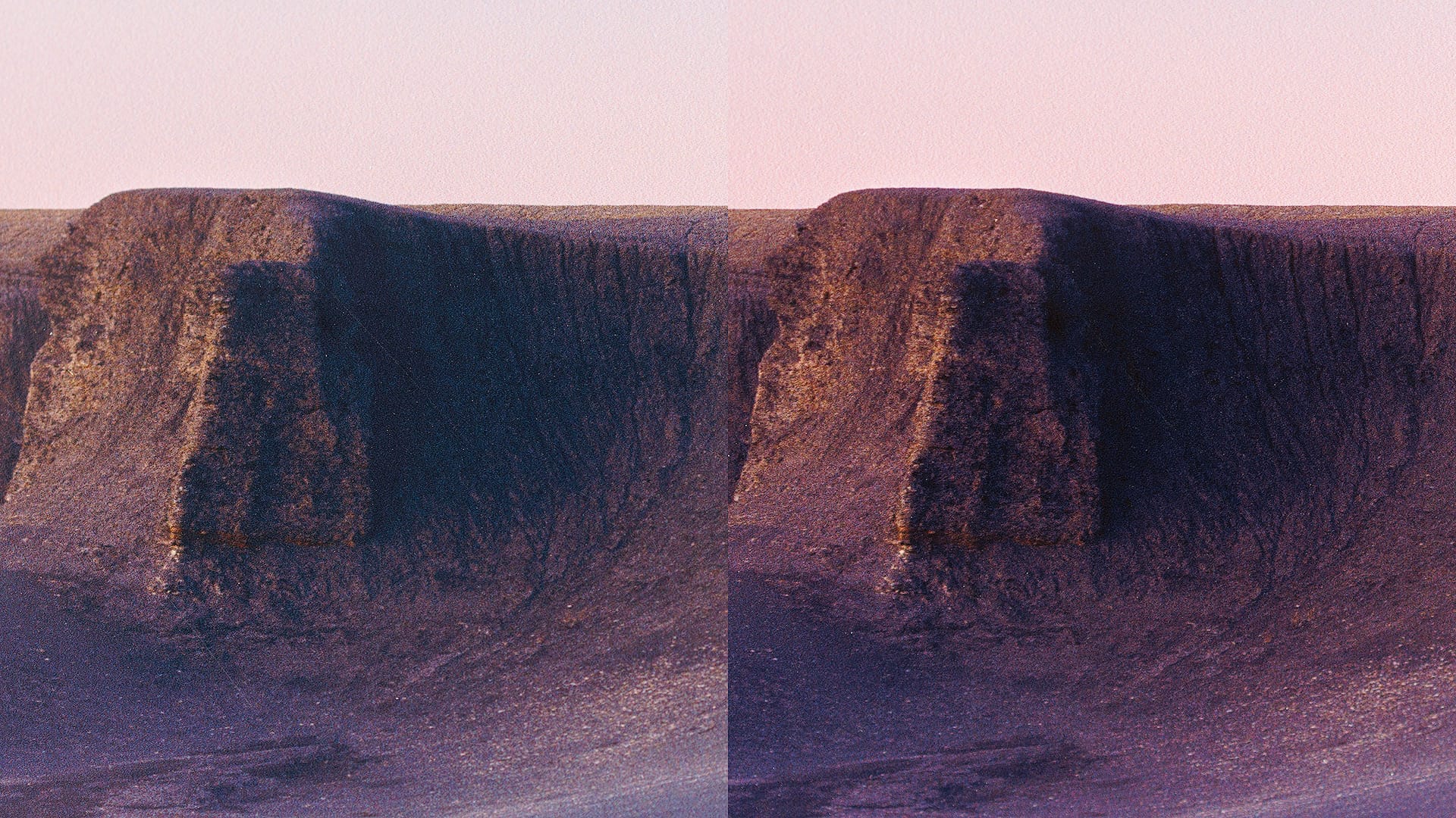 Shadow macro comparison (Canson ICC profile, left / Custom ICC profile, right)