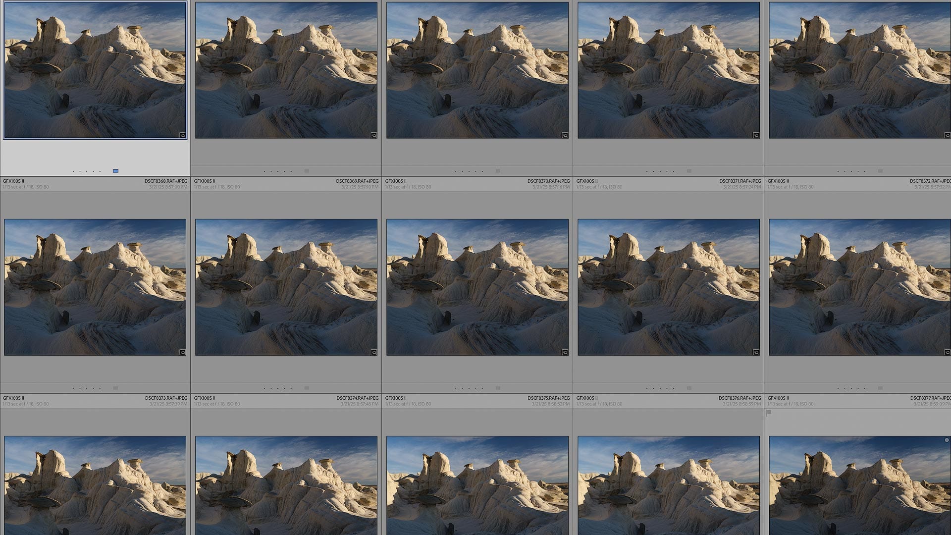 Same image, multiple focal points