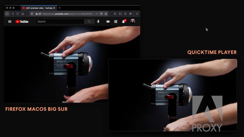 Firefox and QuickTime Gamma comparison