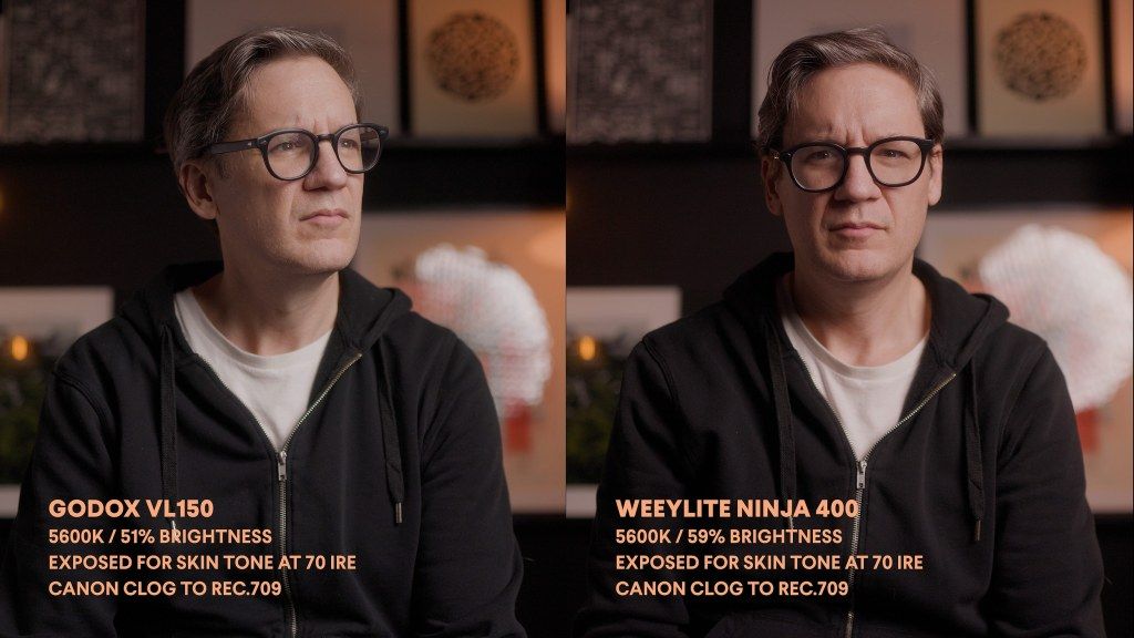 Godox VL150 Weeylite Ninja 400 5600 Kelvin