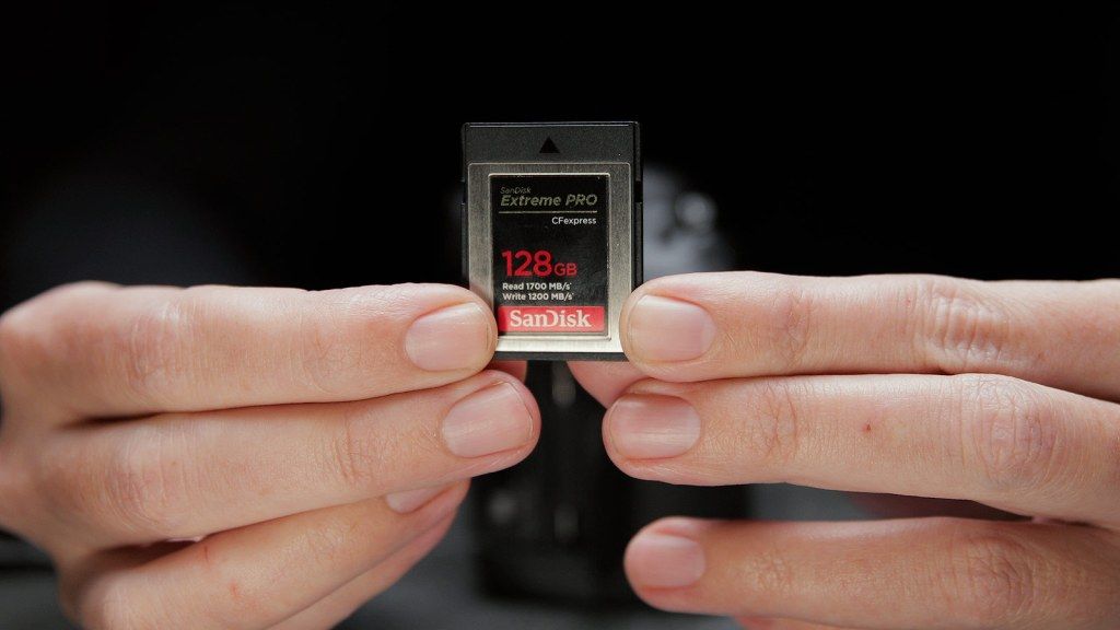 SanDisk 128GB CFExpress Type B card