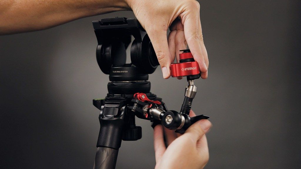 Attaching a 3/8" magic arm to Apex on the ProMediaGear TR344L