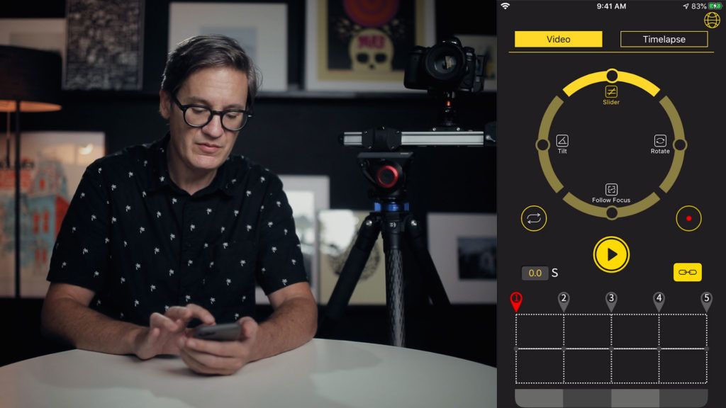 Zeapon Mobile App Video Screen