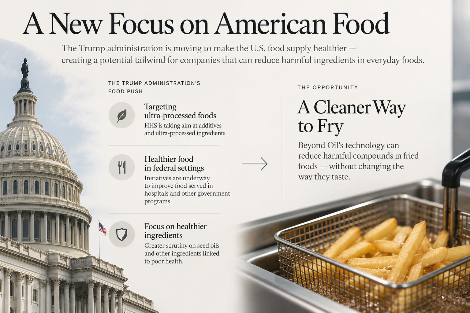 Beyond Oil MAHA Food Policy and Frying Oil Innovation