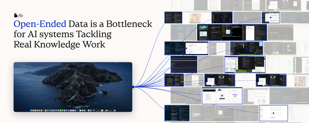 Open-Ended Data is a Bottleneck for AI systems Tackling Real Knowledge Work