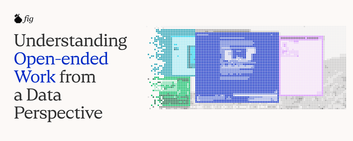 Understanding Open-ended Work from a Data Perspective