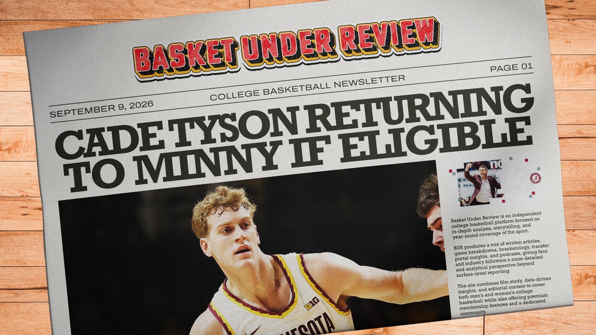 The Basket Under Review Newsletter - September 9, 2026 Post feature image