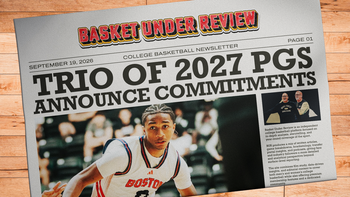 The Basket Under Review Newsletter - September 21, 2026 Post feature image