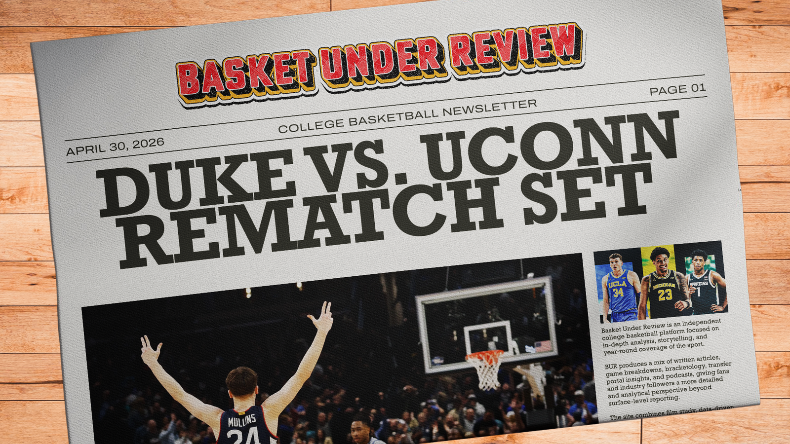 The Basket Under Review Newsletter - April 30, 2026 Post feature image