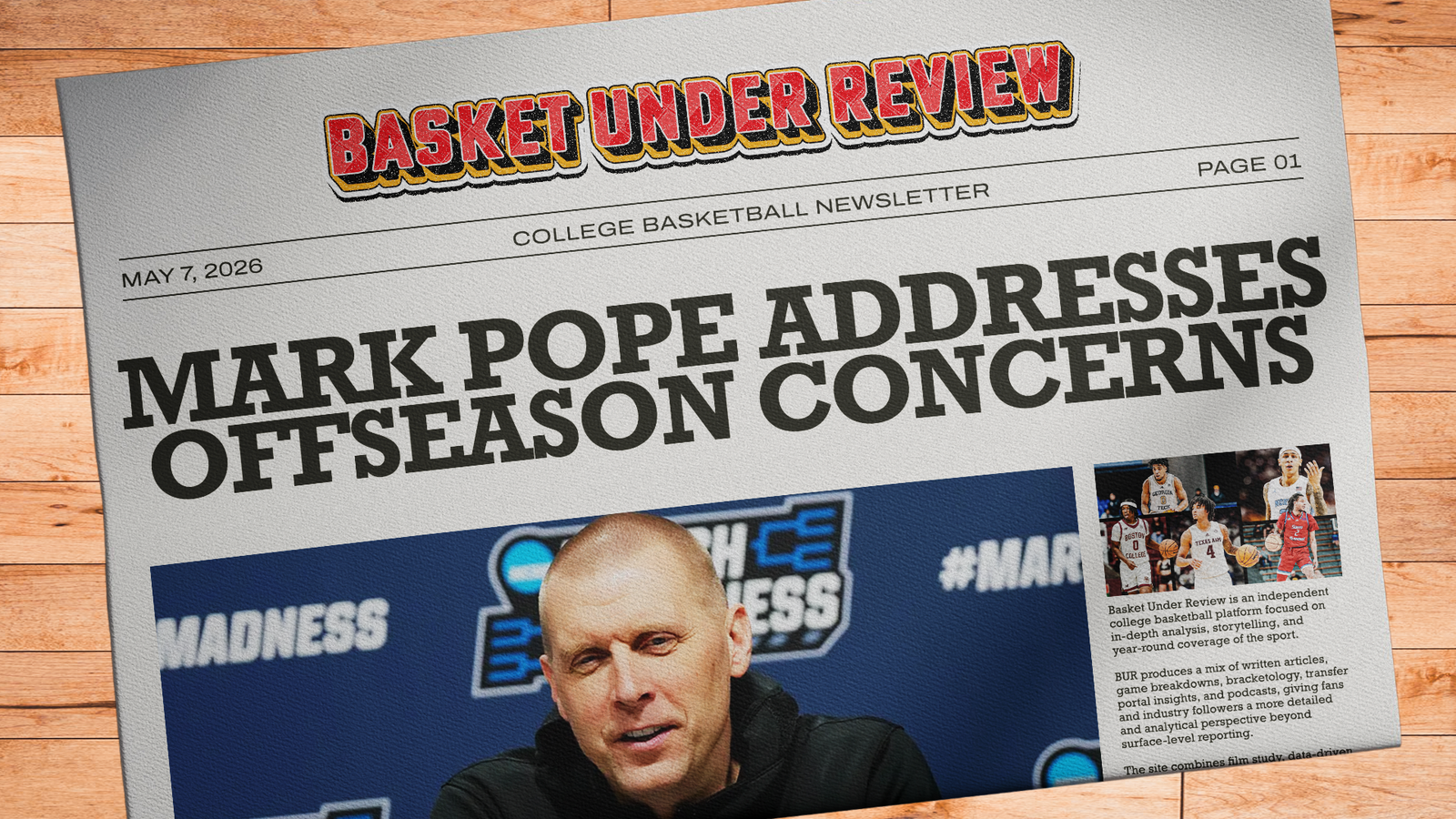 The Basket Under Review Newsletter - May 7, 2026 Post feature image