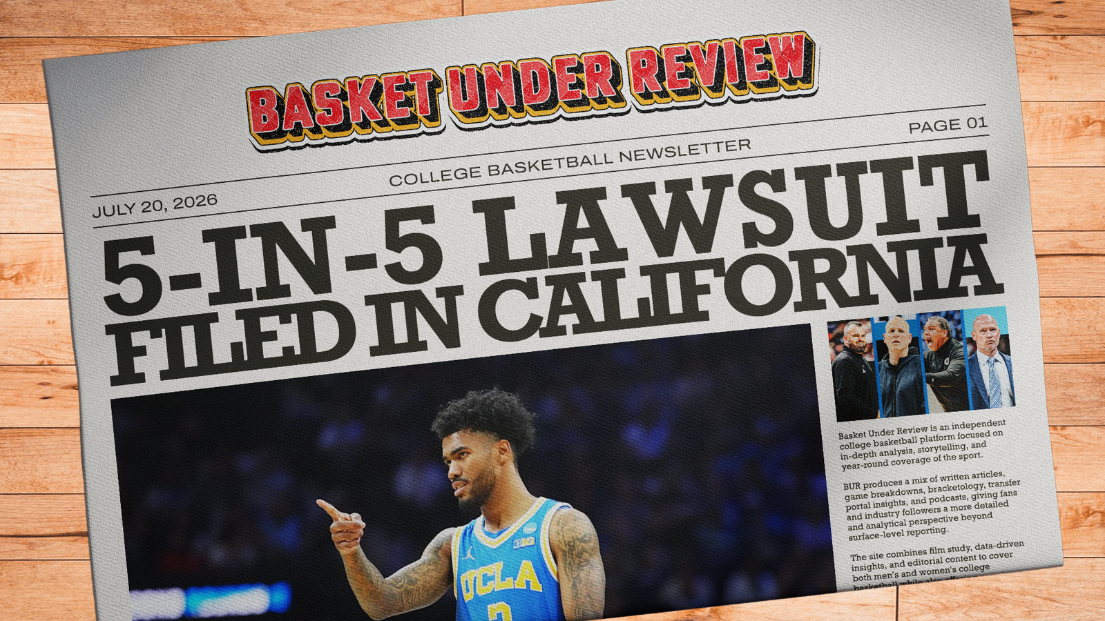The Basket Under Review Newsletter - July 20, 2026 Post feature image