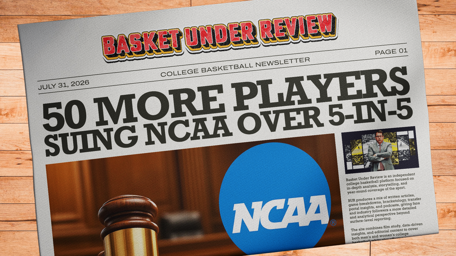 The Basket Under Review Newsletter - July 31, 2026 Post feature image