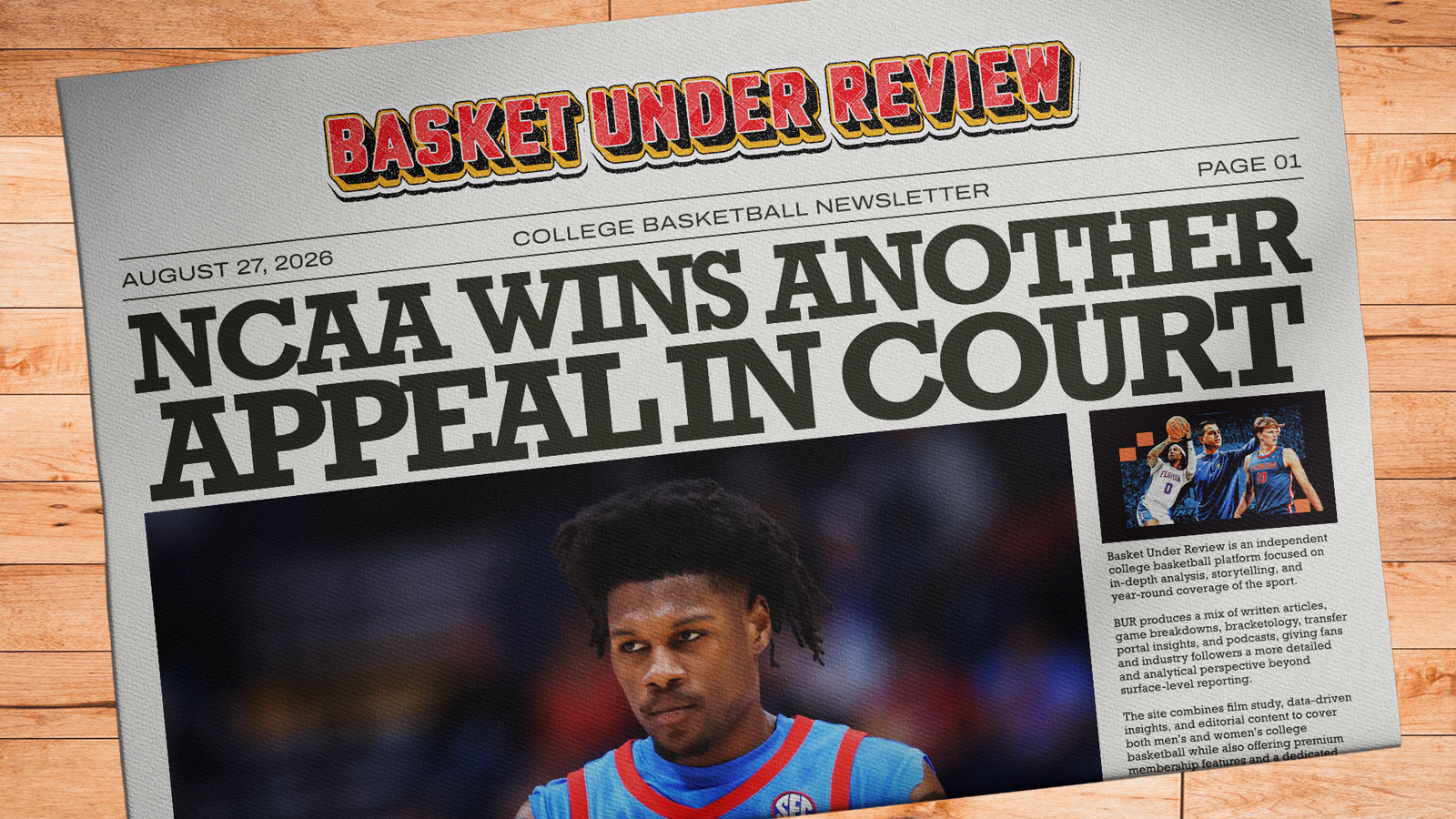 The Basket Under Review Newsletter - August 27, 2026 Post feature image