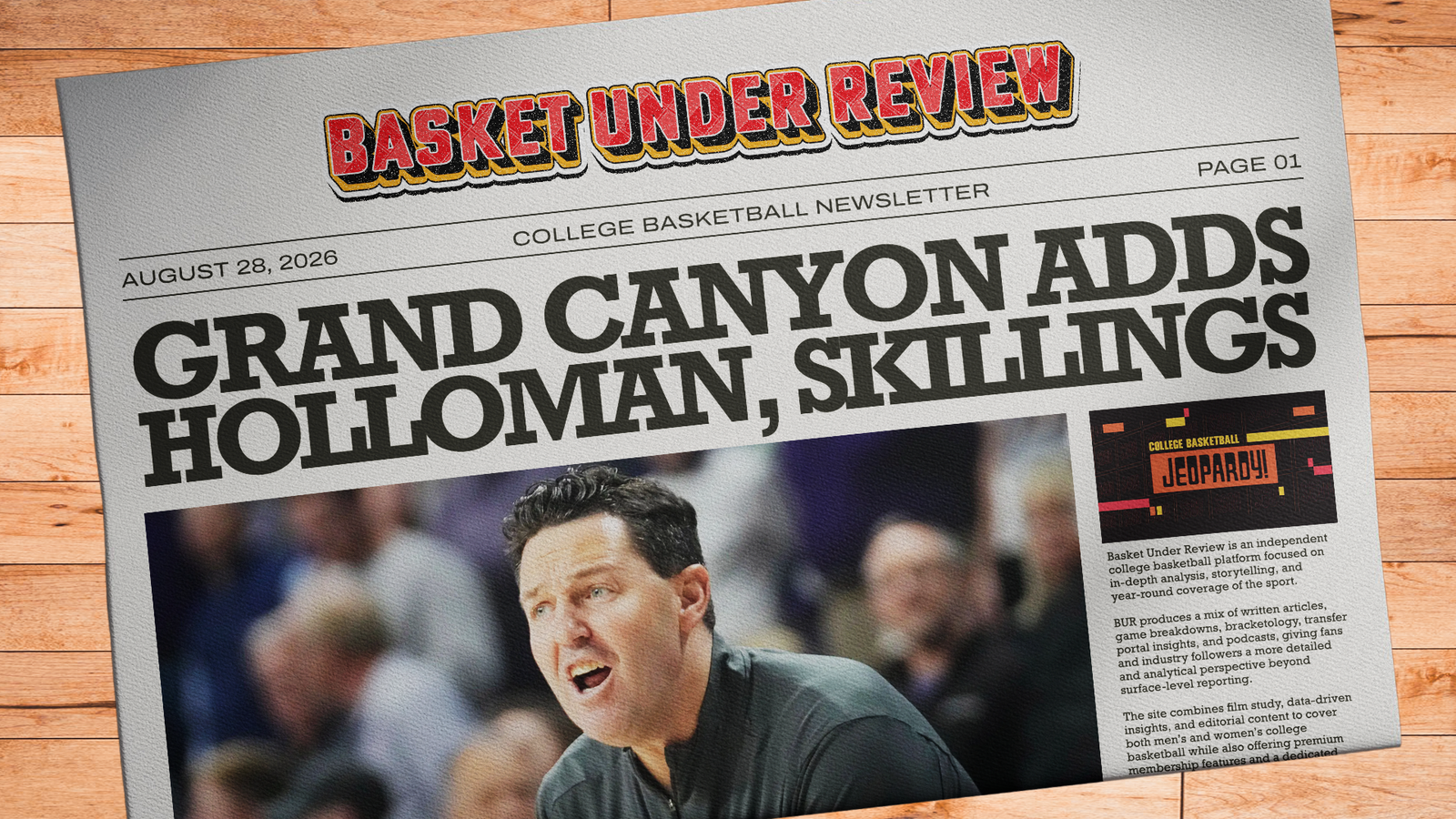 The Basket Under Review Newsletter - August 28, 2026 Post feature image