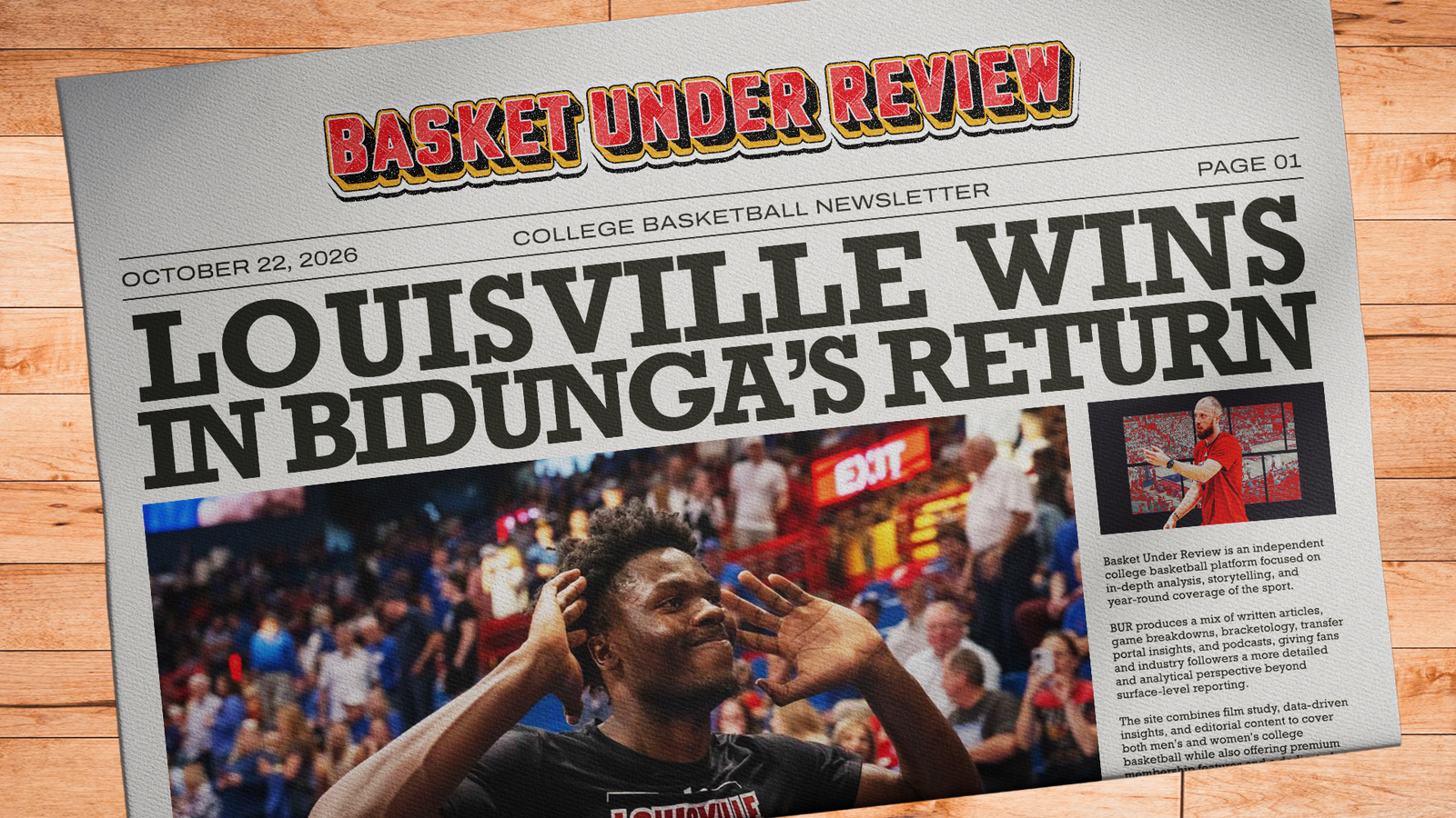 The Basket Under Review Newsletter - October 22, 2026 Post feature image