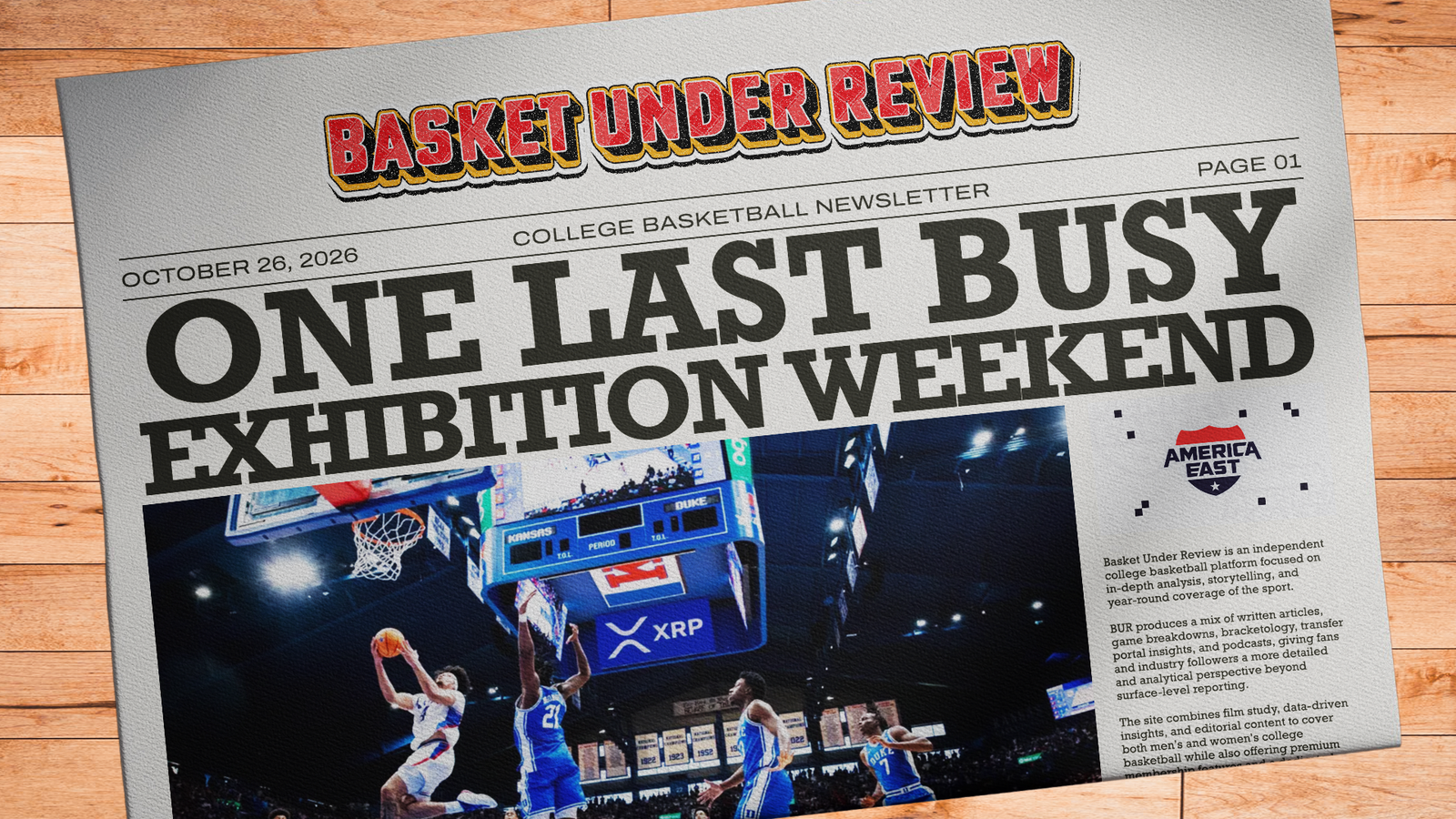 The Basket Under Review Newsletter - October 26, 2026 Post feature image