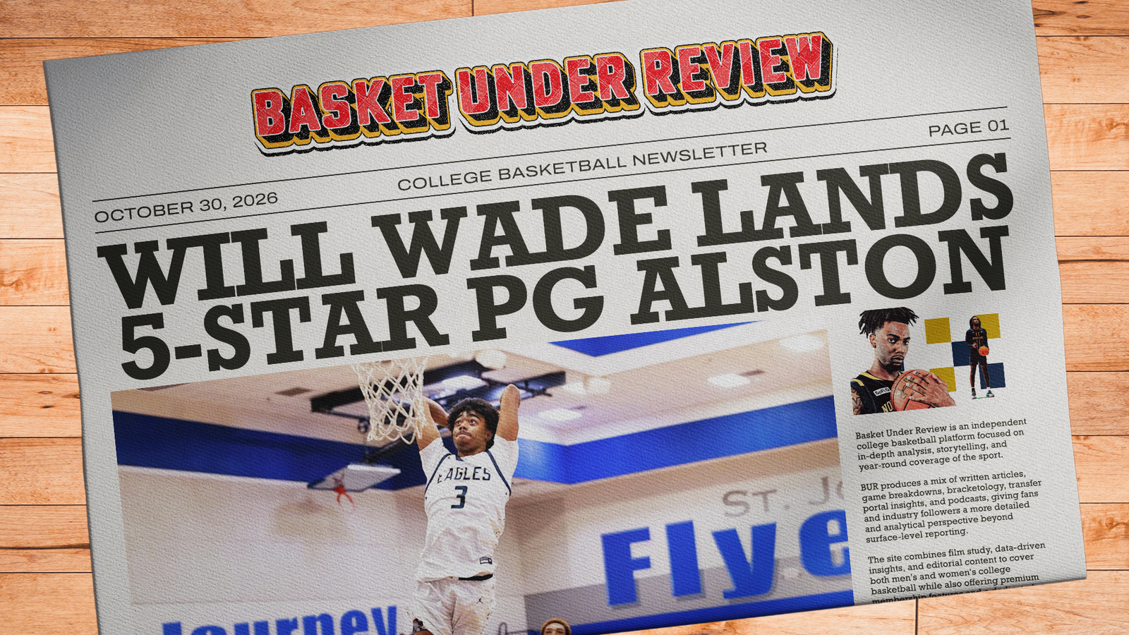 The Basket Under Review Newsletter - October 30, 2026 Post feature image