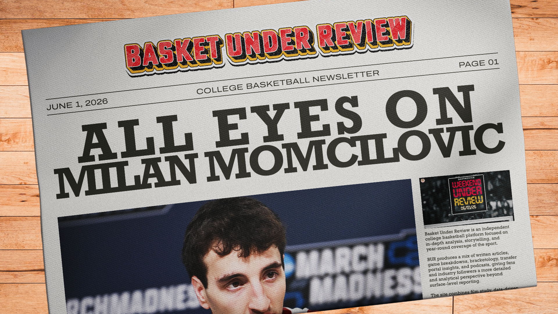 The Basket Under Review Newsletter - June 1, 2026 Post image