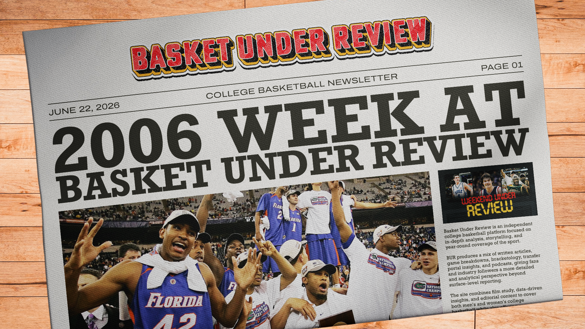 The Basket Under Review Newsletter - June 22, 2026 Post image