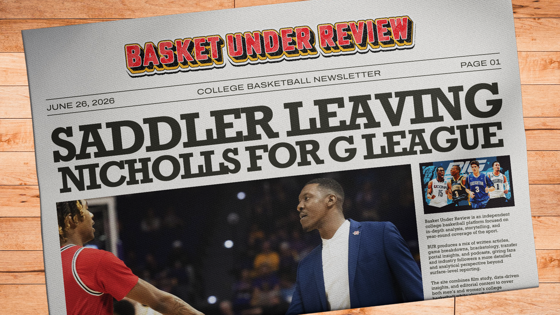 The Basket Under Review Newsletter - June 26, 2026 Post image