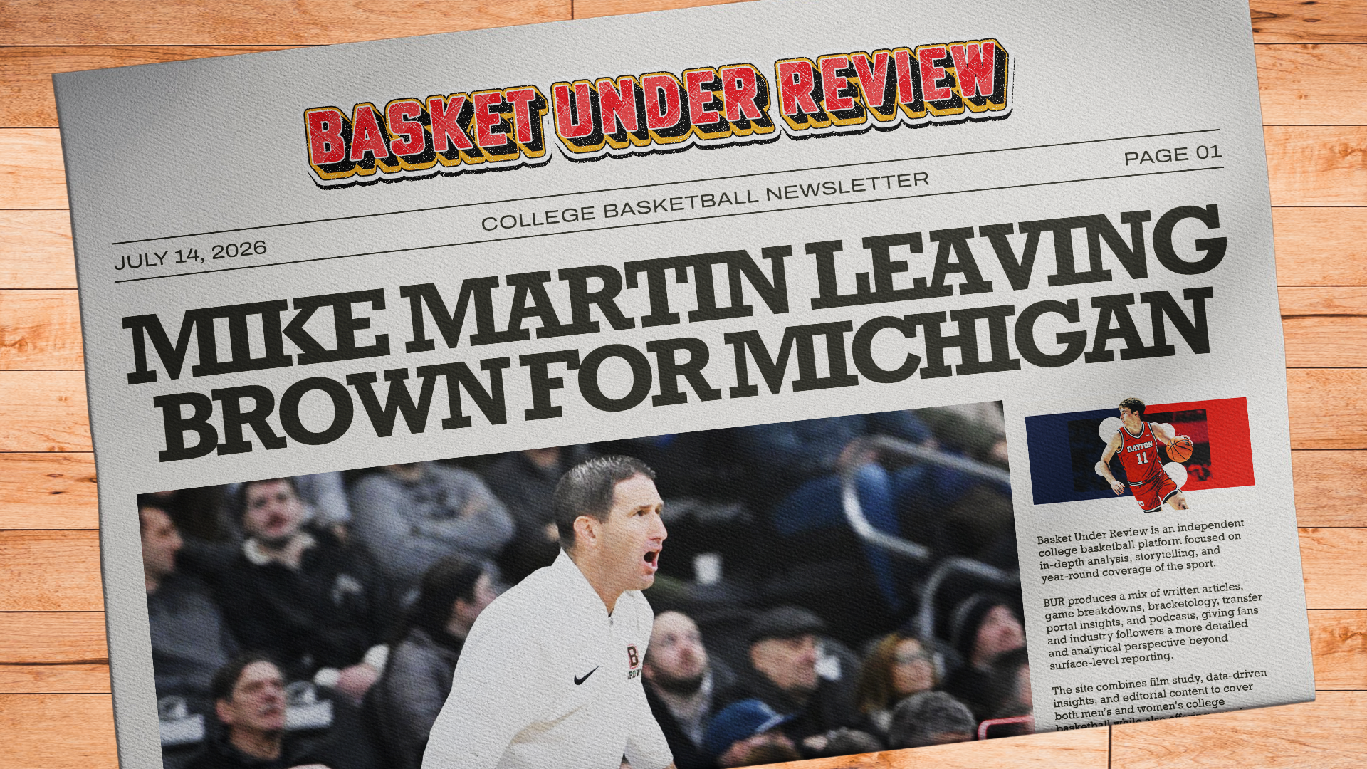 The Basket Under Review Newsletter - July 14, 2026 Post image