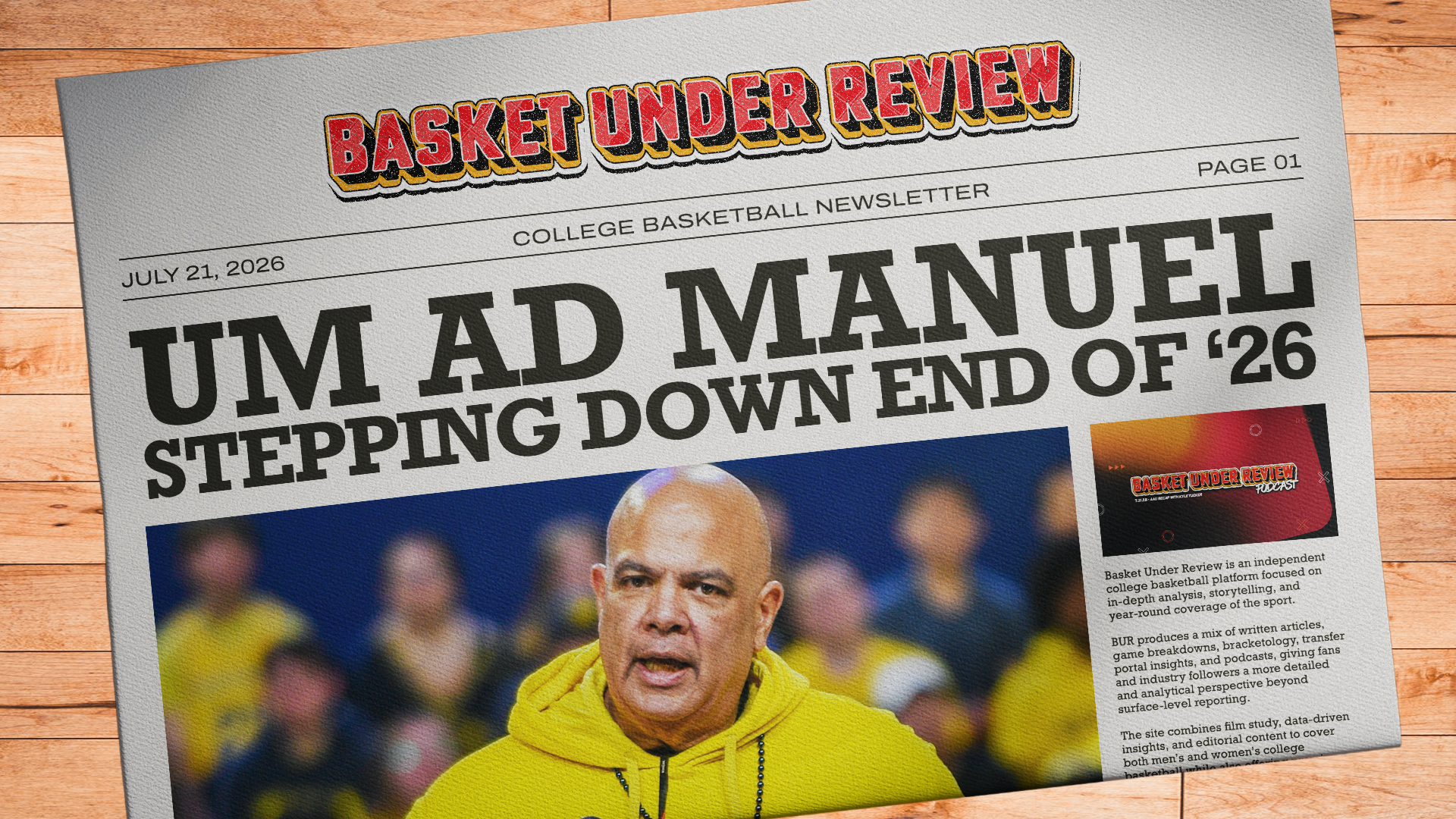 The Basket Under Review Newsletter - July 21, 2026 Post image