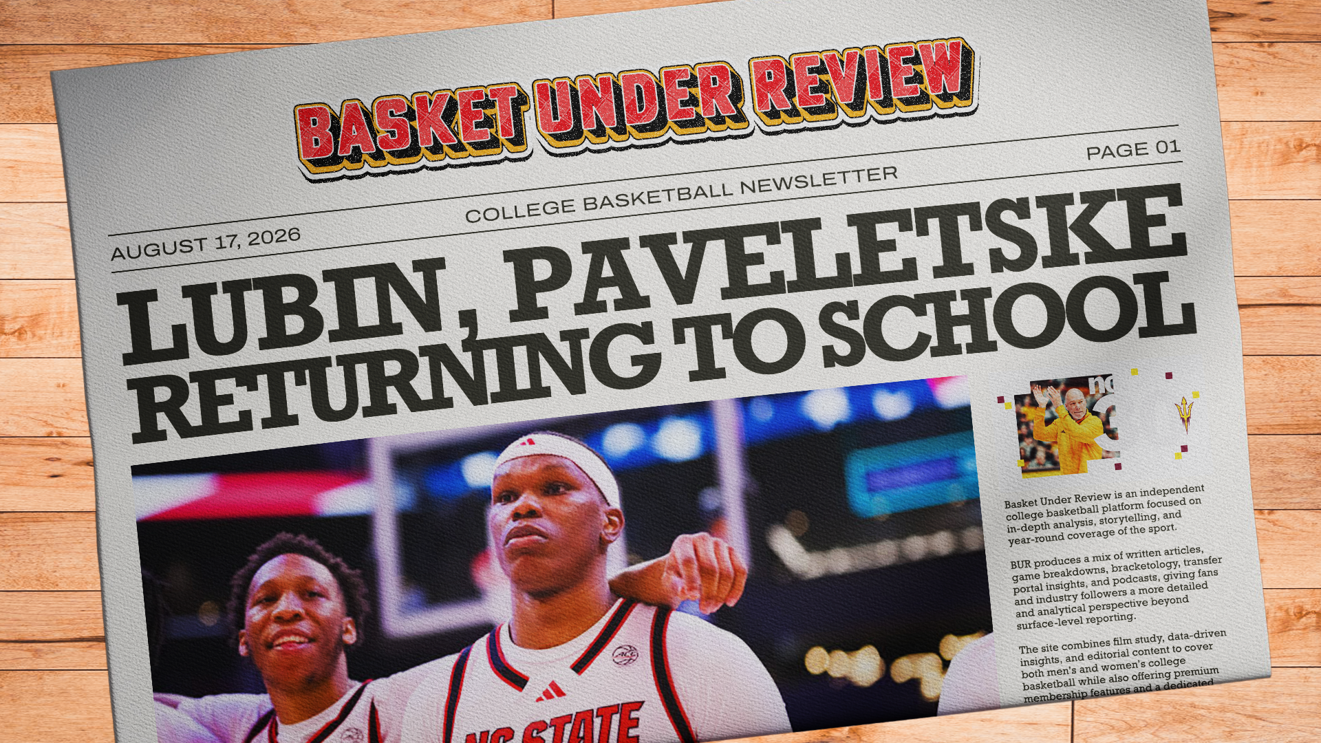 The Basket Under Review Newsletter - August 17, 2026 Post image