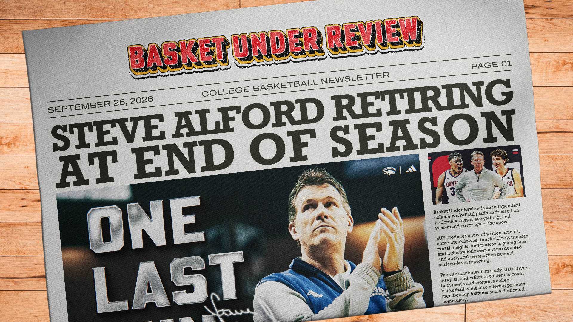 The Basket Under Review Newsletter - September 25, 2026 Post image