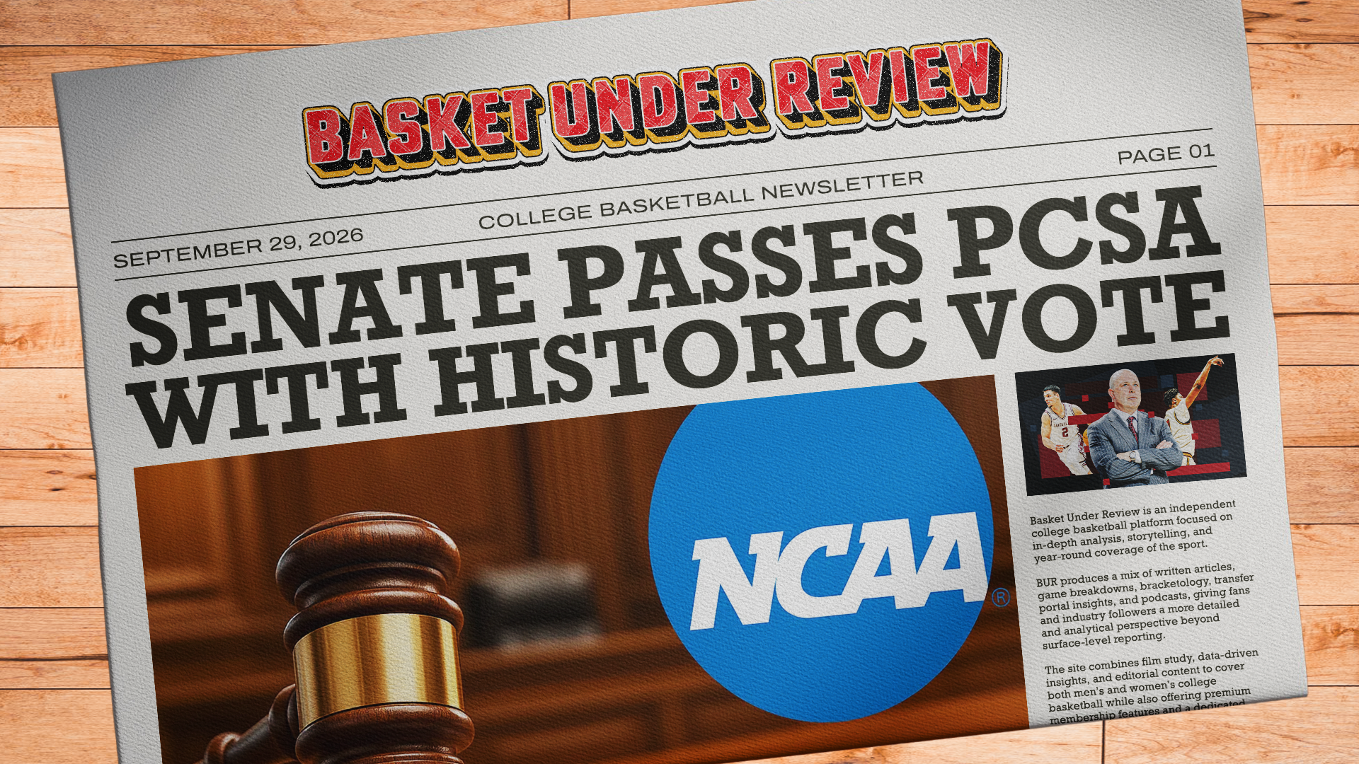 The Basket Under Review Newsletter - September 29, 2026 Post image