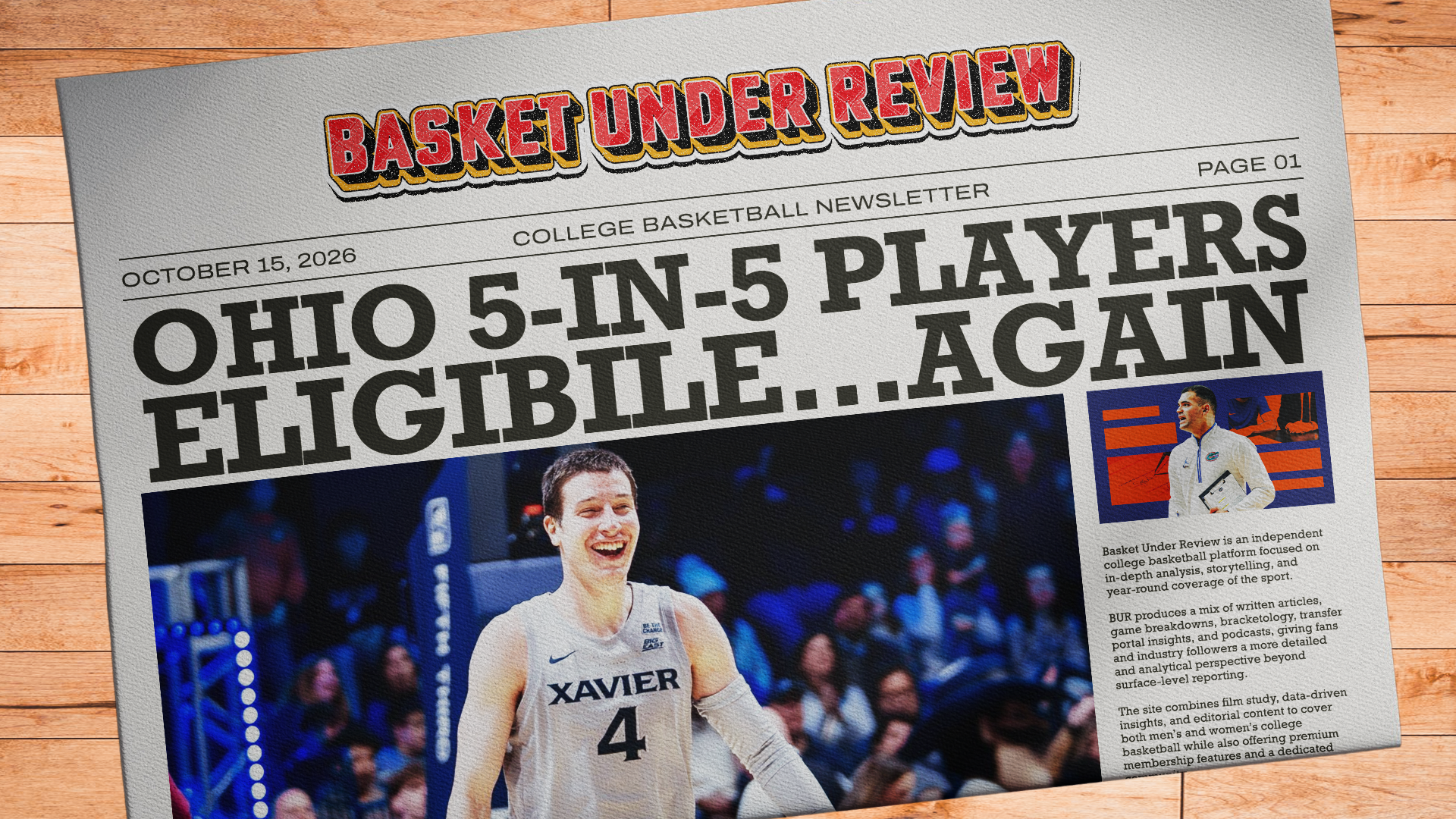 The Basket Under Review Newsletter - October 15, 2026 Post image