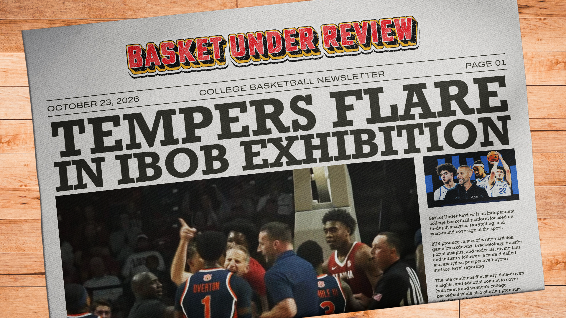 The Basket Under Review Newsletter - October 23, 2026 Post image