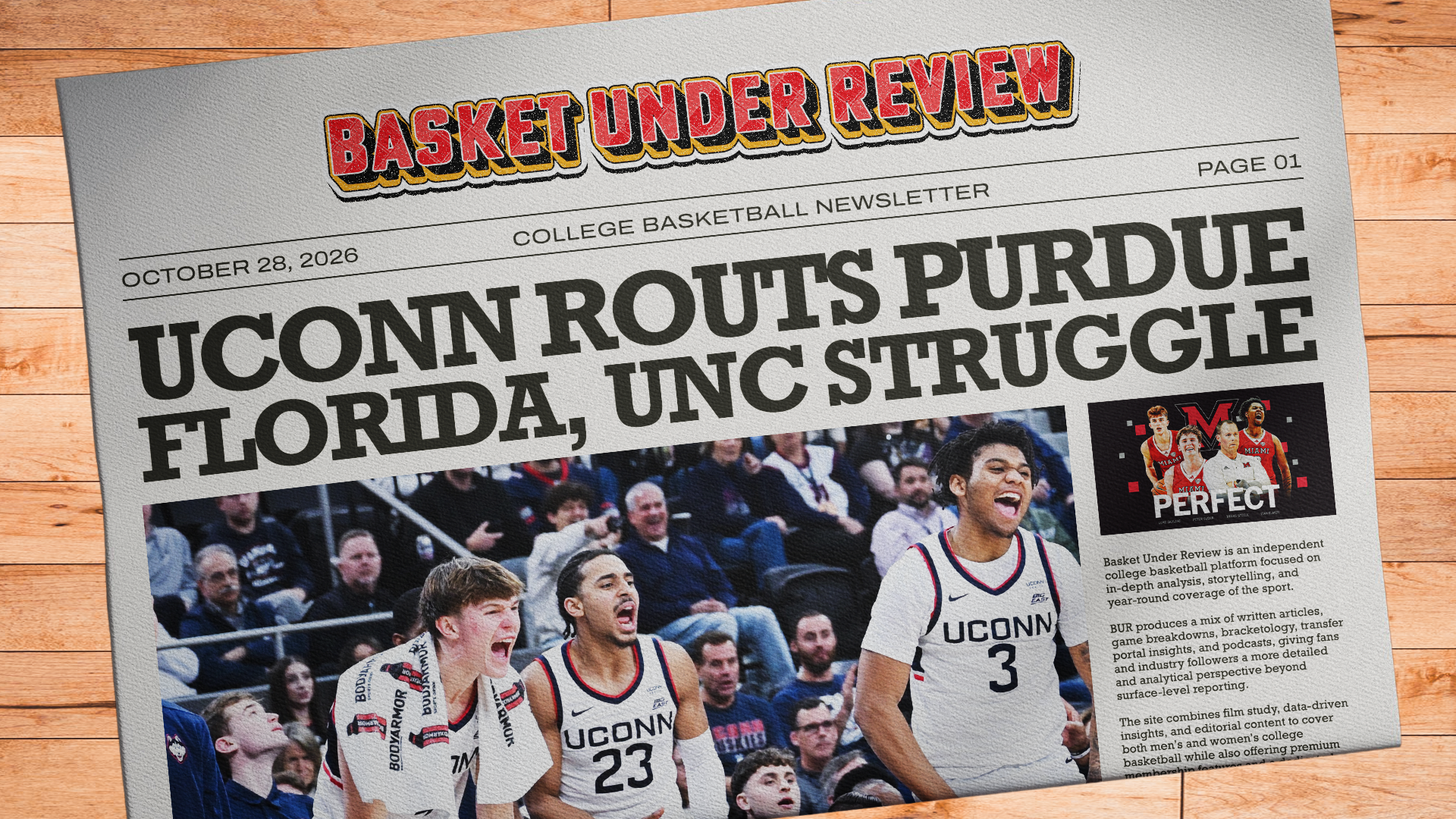 The Basket Under Review Newsletter - October 28, 2026 Post image