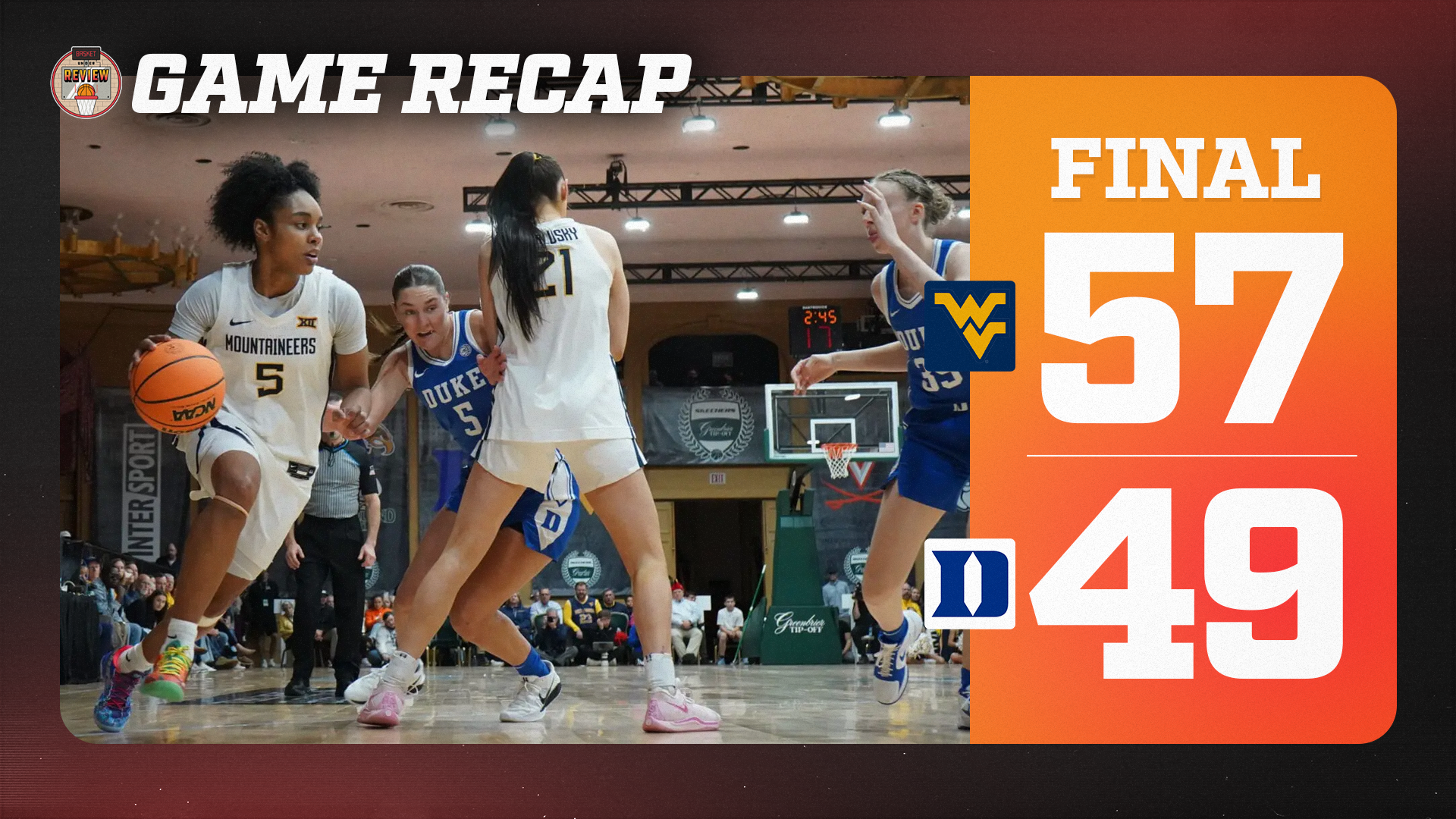 Two words fueled West Virginia: "Believe and breathe" Post feature image