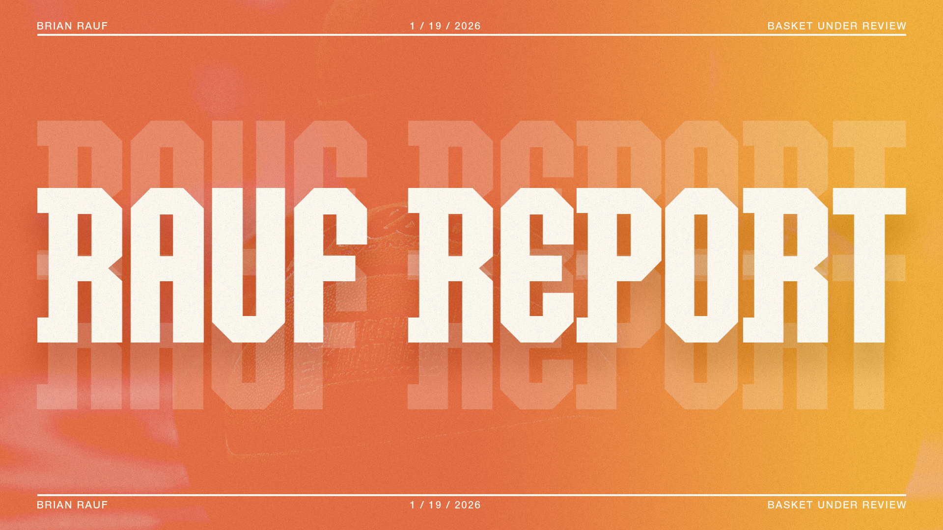 Rauf Report: What recent trends are worth believing in? Post feature image