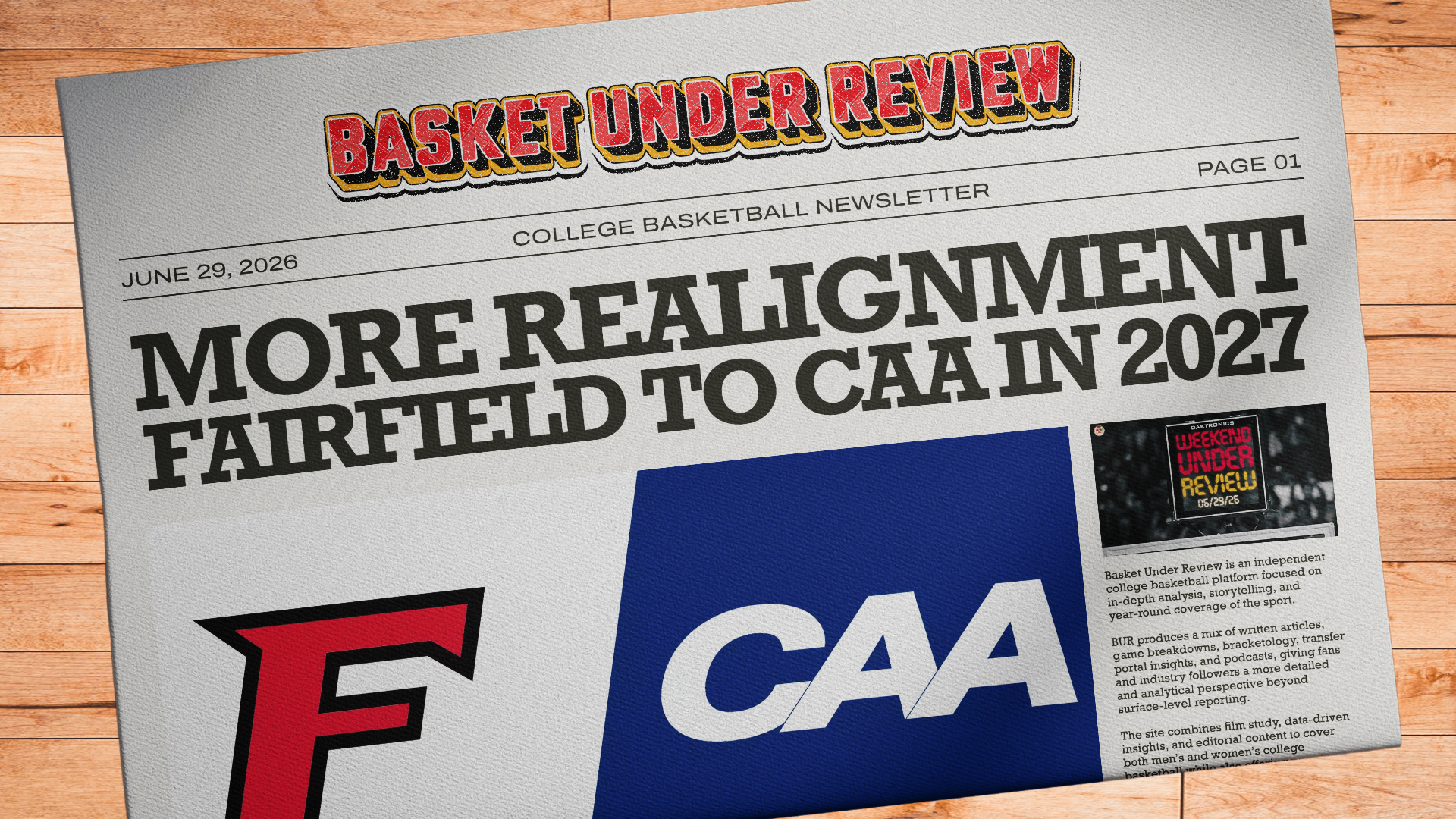 The Basket Under Review Newsletter - June 29, 2026 Post feature image