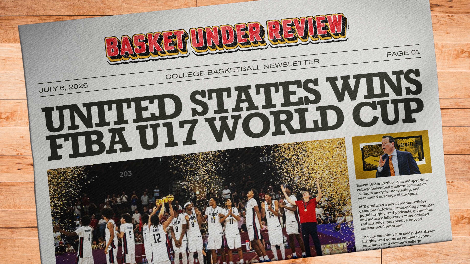 The Basket Under Review Newsletter - July 6, 2026 Post feature image