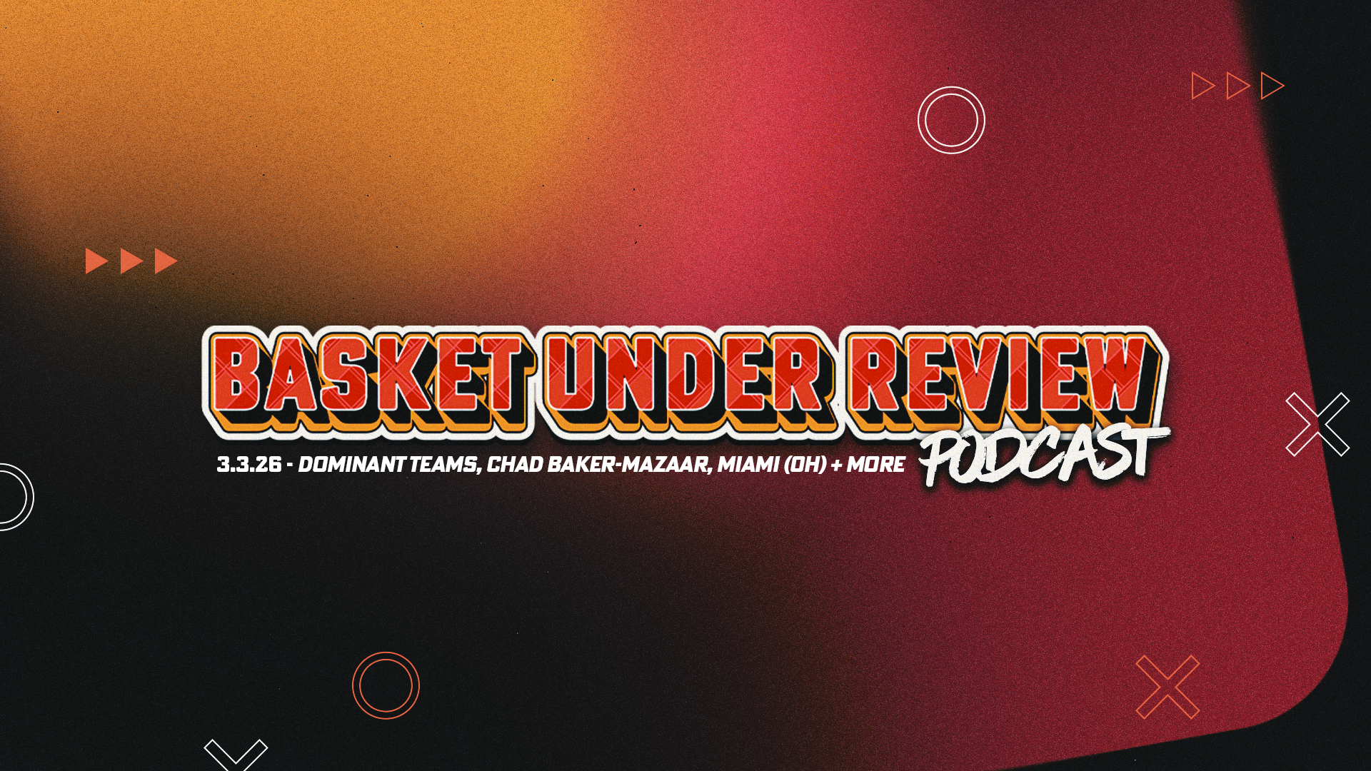 The Basket Under Review Podcast: S1E33 - Dominant Teams, Chad Baker-Mazara, Miami (OH) and more Post image