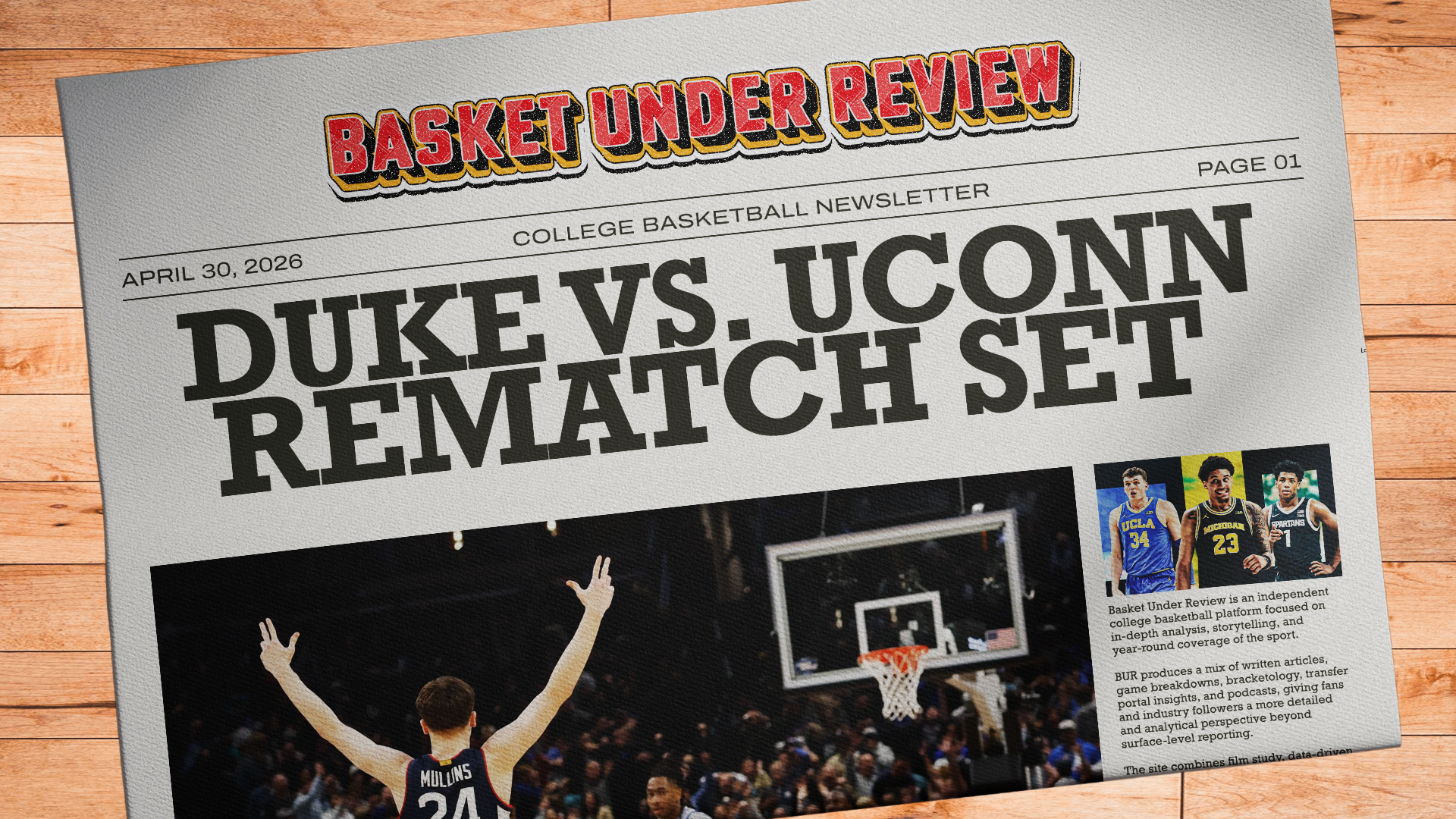 The Basket Under Review Newsletter - April 30, 2026 Post image