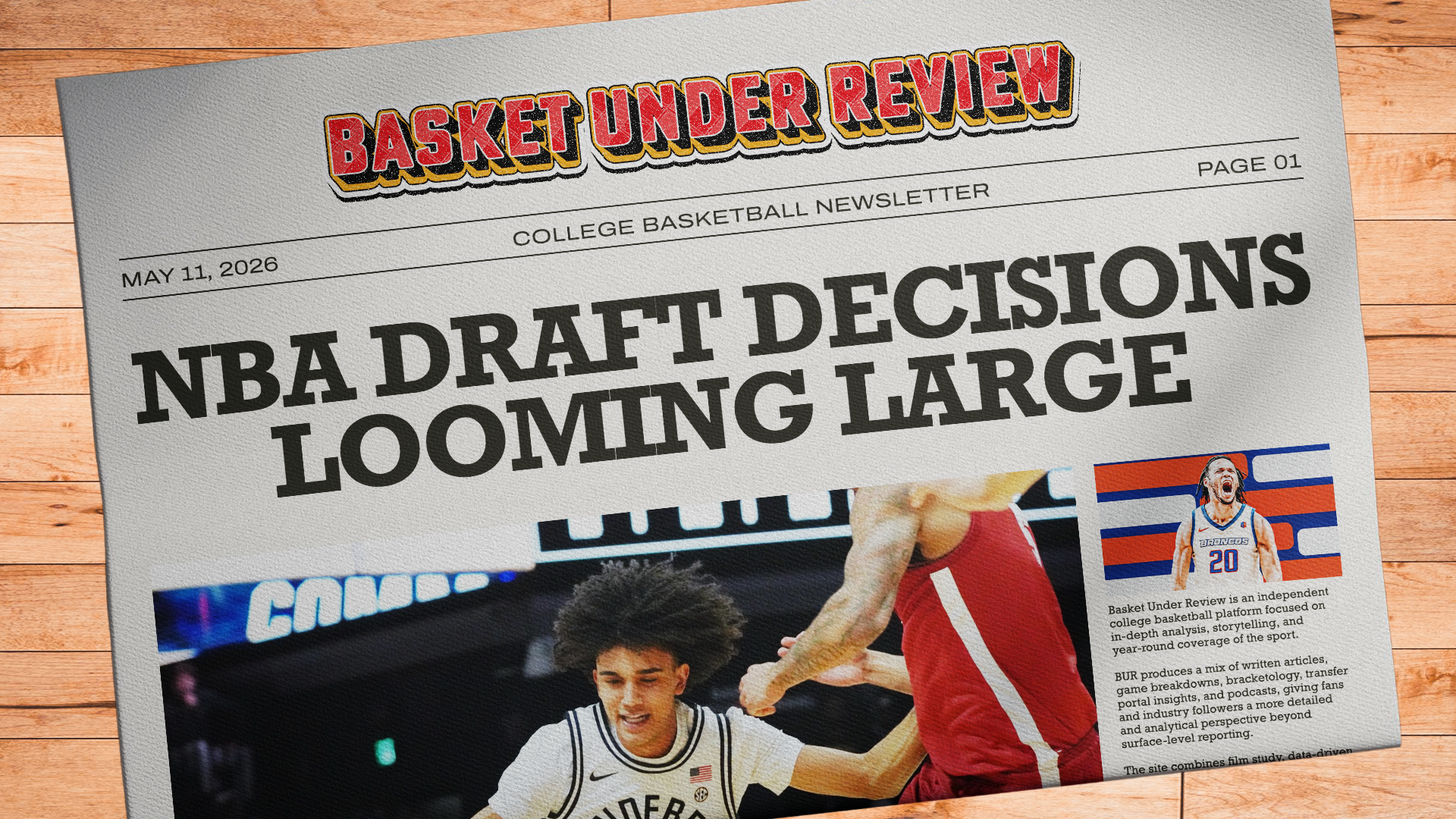 The Basket Under Review Newsletter - May 11, 2026 Post image
