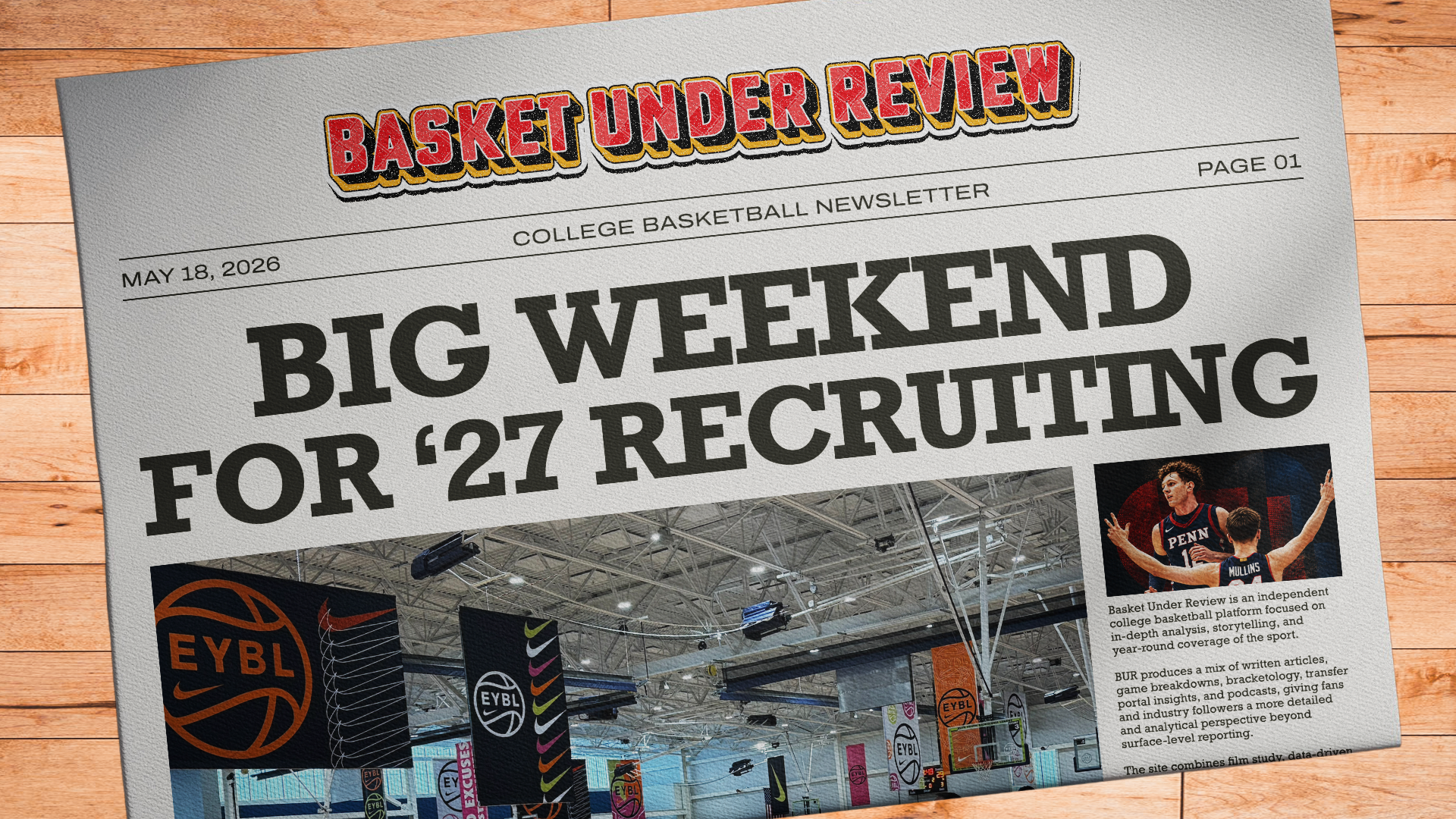 The Basket Under Review Newsletter - May 18, 2026 Post image