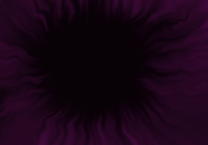 Abstract radial burst pattern with black jagged rays extending outward from center against a deep purple background, creating a dramatic starburst or explosion effect.