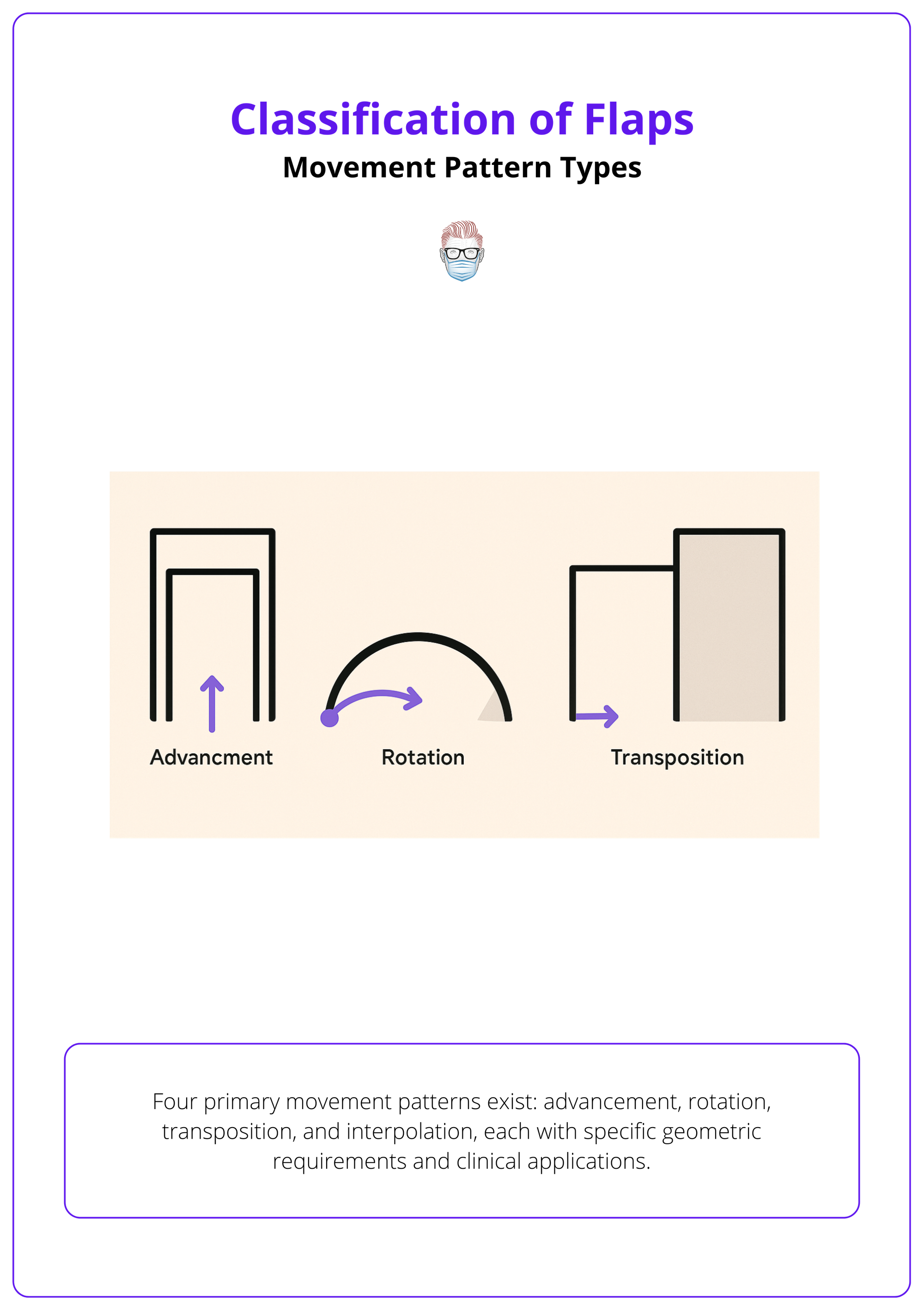 Classification by the movement of flaps, Flap classification