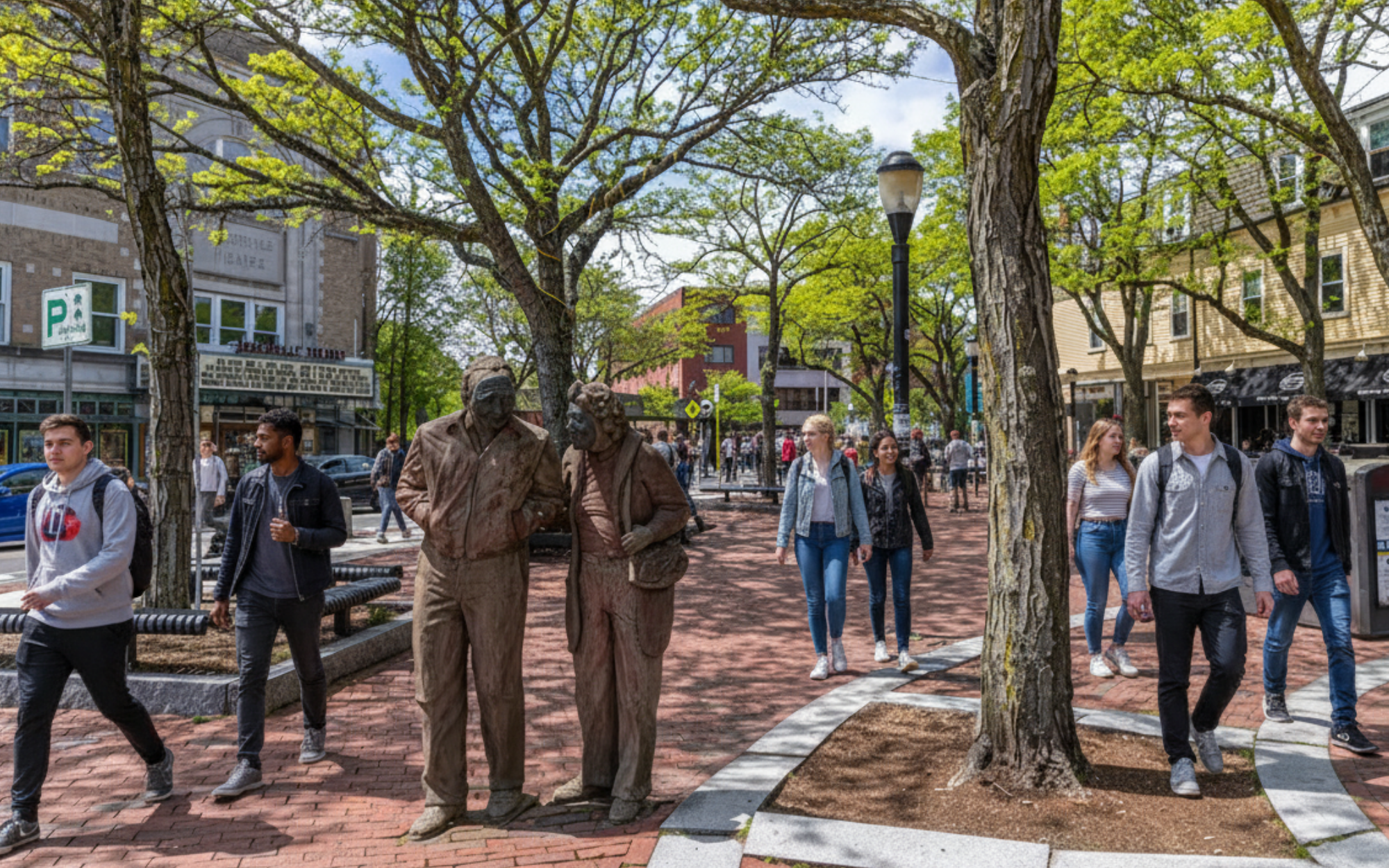 Davis Square in Somerville, MA offers Red Line access, bike-friendly living, and a hip, cultural scene with breweries, dining, and new apartments—great for students and young professionals.