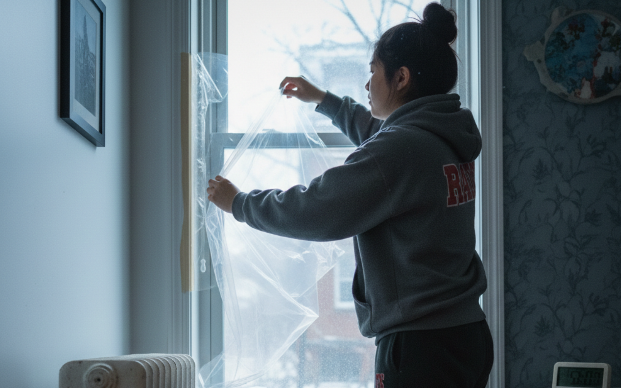 Winter energy-saving tips for Boston apartments near MIT and Harvard, including sealing drafts, smart heating, and reducing electricity use.