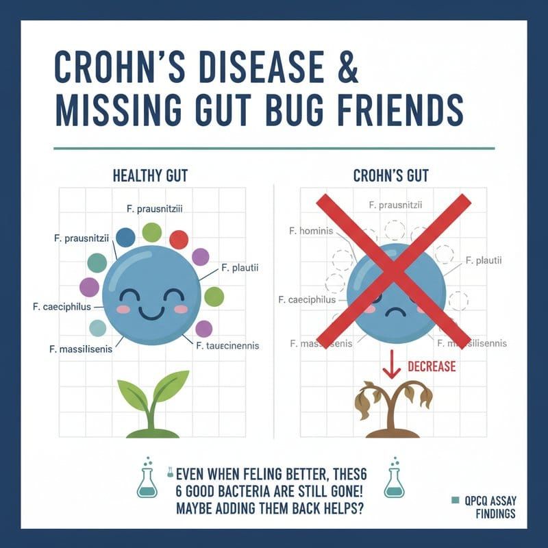 Sechs Faecalibacterium-Spezies im Darm und ihre Rolle bei Morbus Crohn