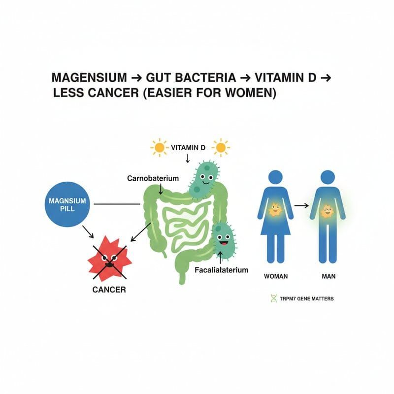 Magnesium und Darmkrebs: Wie ein Mineral das Mikrobiom gegen kolorektale Karzinome mobilisiert