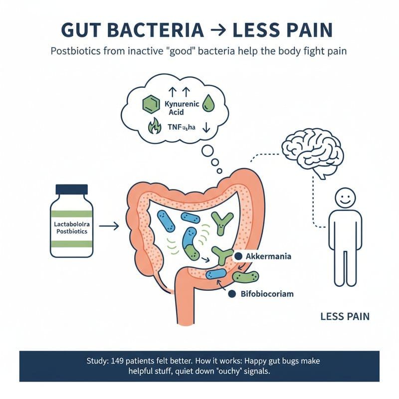 Postbiotika gegen Krebsschmerz: Wie inaktivierte Bakterien das Immunsystem regulieren