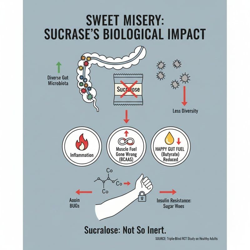 Sucralose und das Darmmikrobiom: Wie ein künstlicher Süßstoff Insulin sabotiert