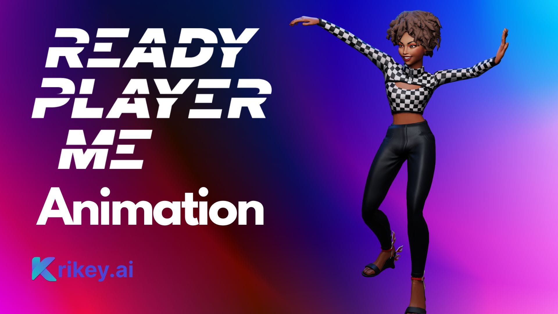 Realistic Avatar creator for desi avatars cricket Ready Player Me in Krikey AI Video Editor